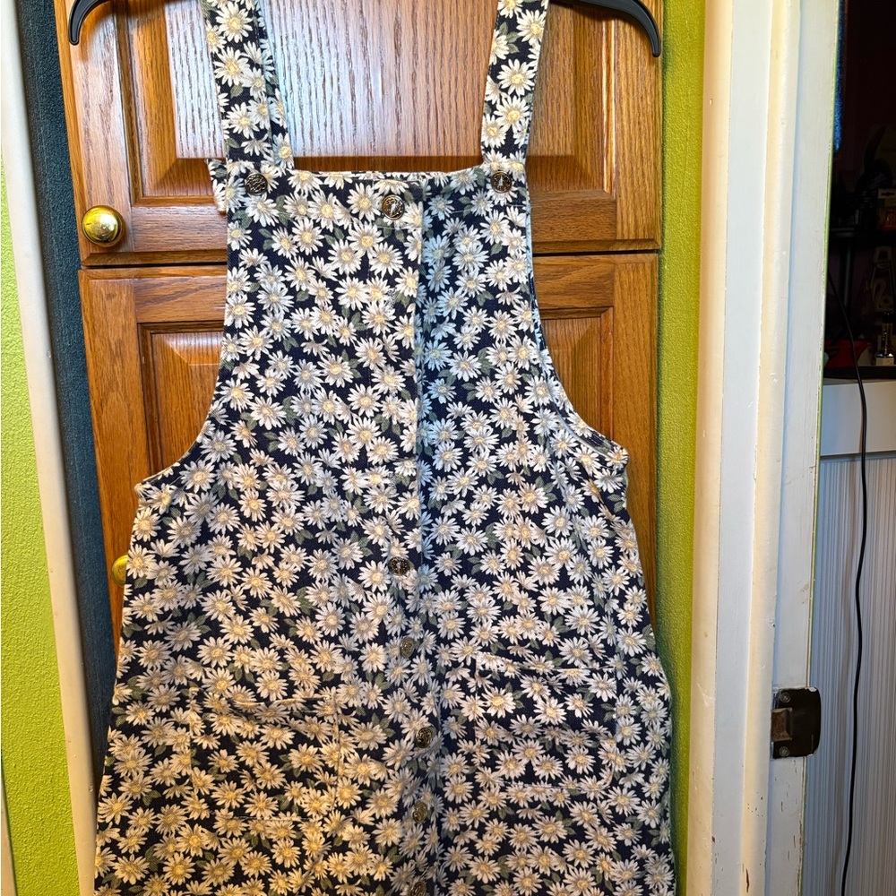 A. Byer Black and White Floral Dress